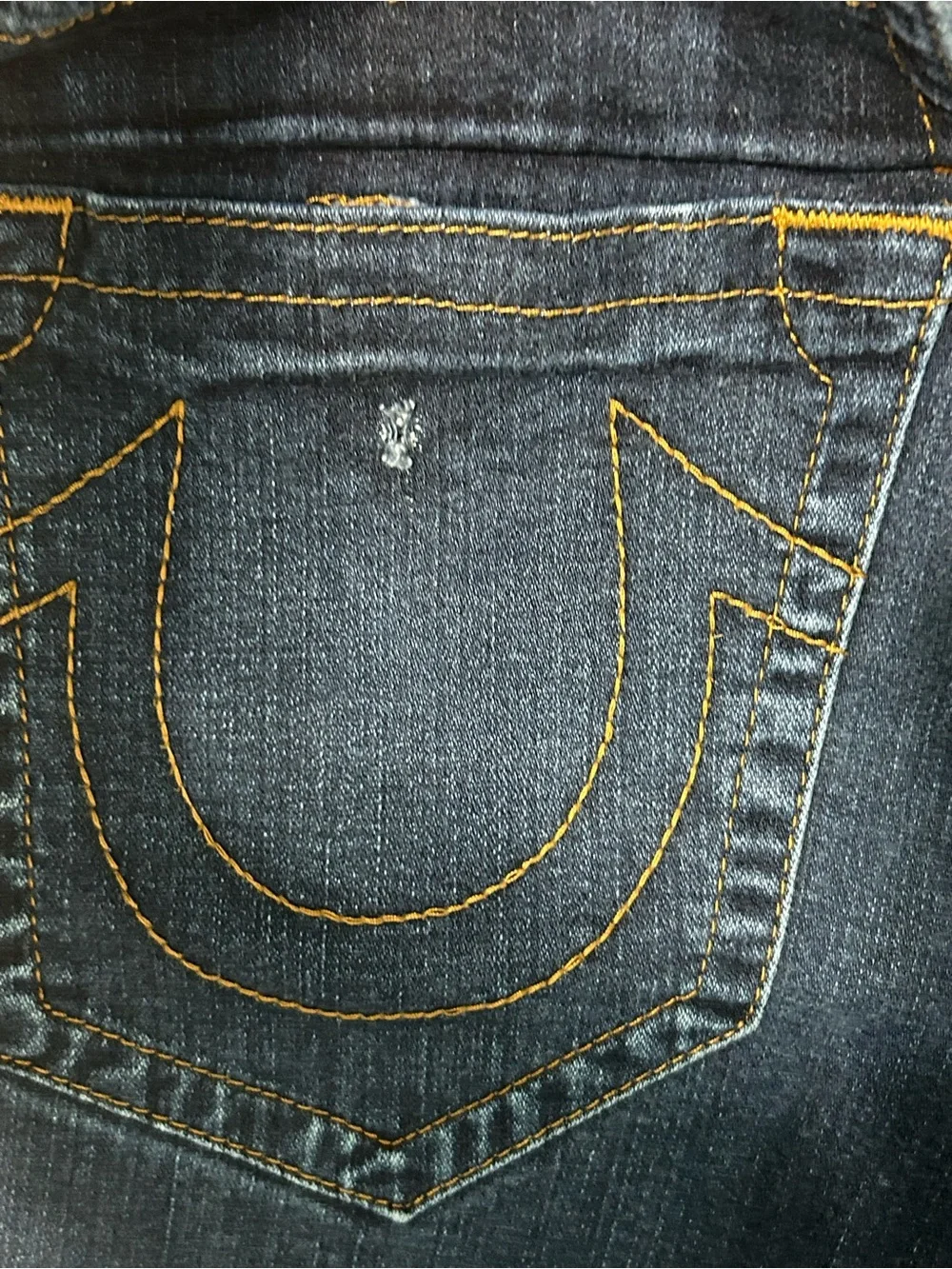 True Religion Ricky Relaxed Straight Jeans Men’s 36 Denim. Flaw See Pics